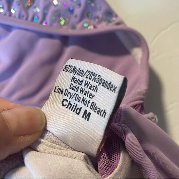 LA dance designs Solo dance custom lavender purple costume AMBITION leotard MC - Picture 9 of 15